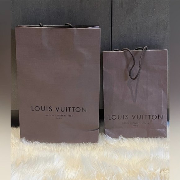 Set of 2 Louis vuitton shopping bags Authentic - Picture 1 of 9